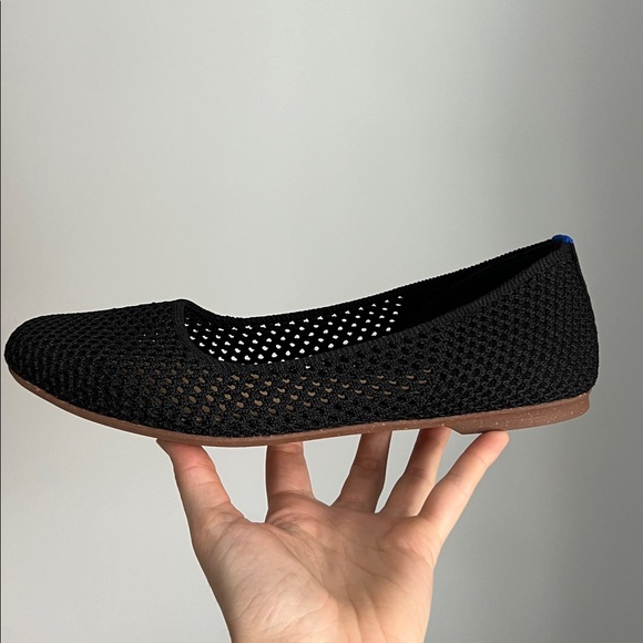 Tried on 1x Rothy’s in love insole the max square honeycomb mesh black loafers - Picture 9 of 9